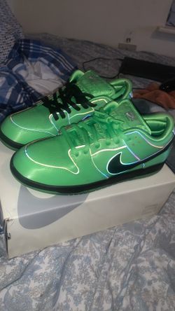 Green Power puff Dunks