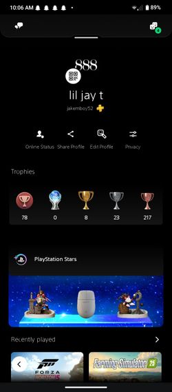 PlayStation account