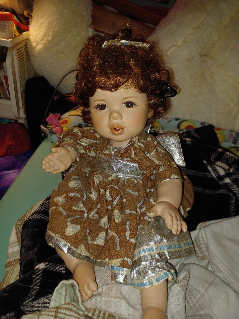   porcelain Hershey doll