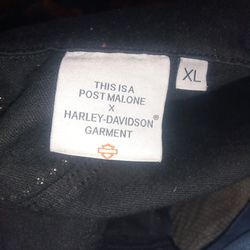 Post Malone/Harley Davidson Xl Germent 