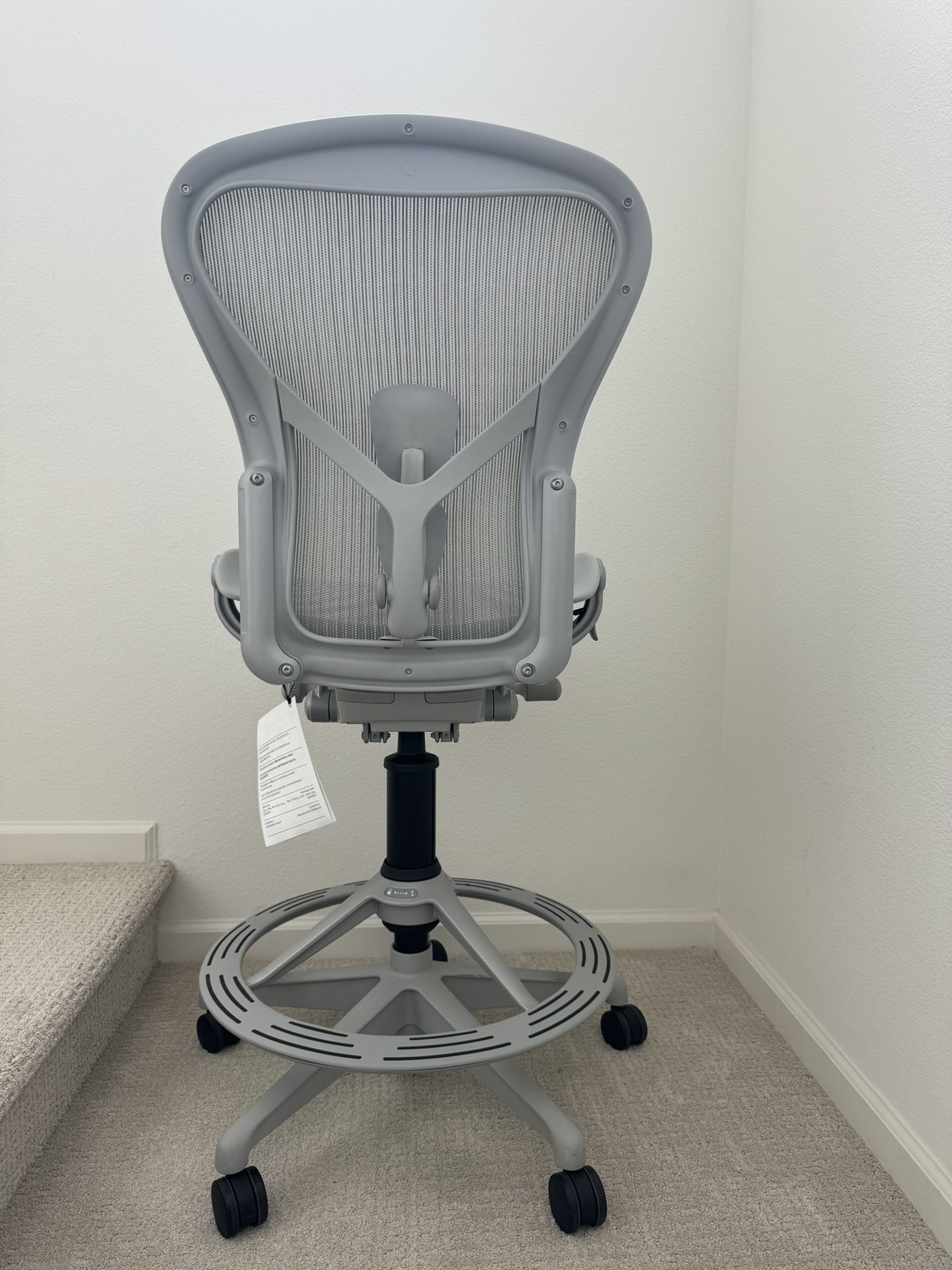 Brand New Herman Miller Aeron Armless Model Drafting Chair Work