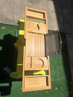 Bambú cady tray for tub