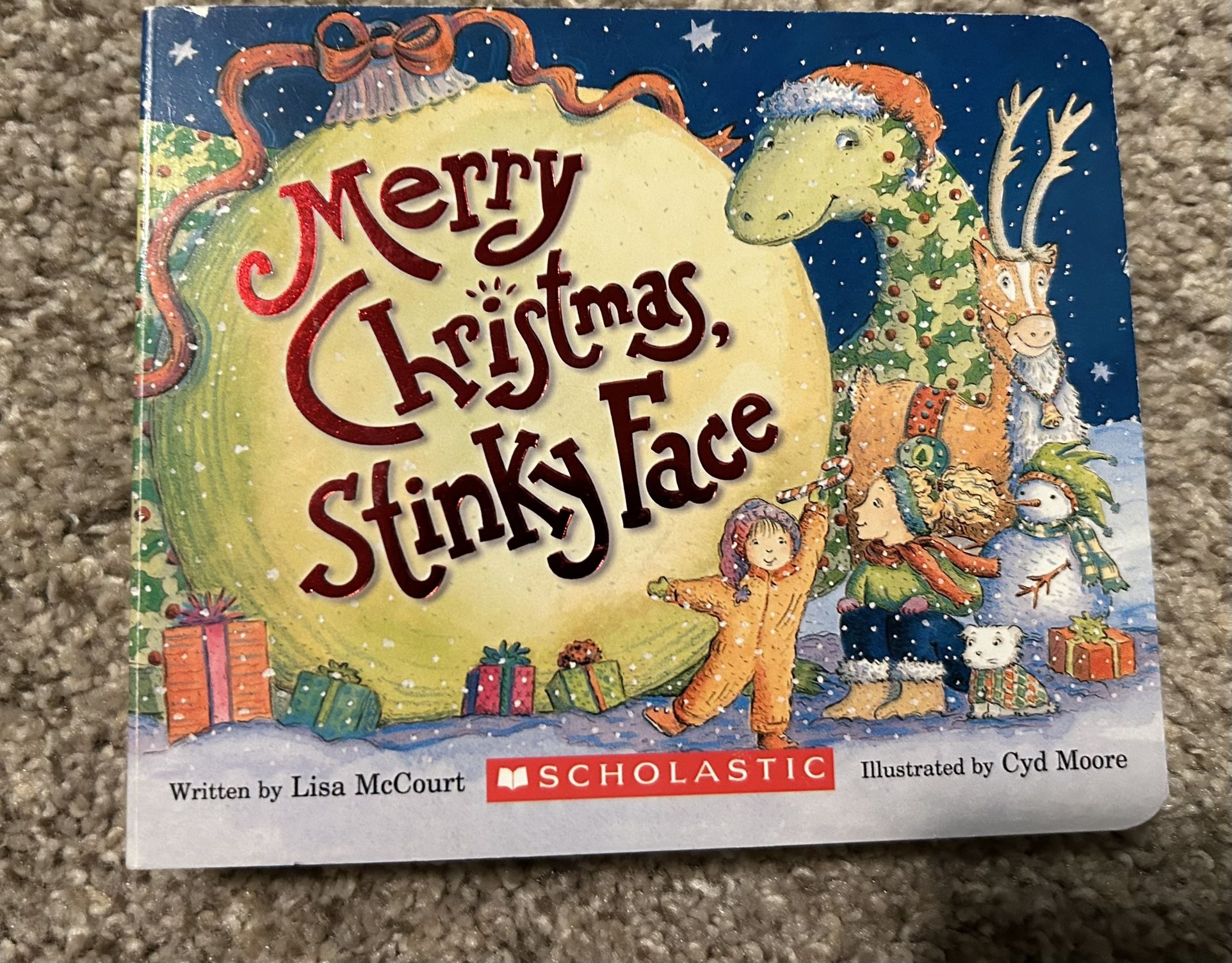 Merry Christmas Stinky Face Book 