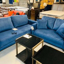 Enderlin Ink Living Room Set Ashley/Sofa and Loveseat  