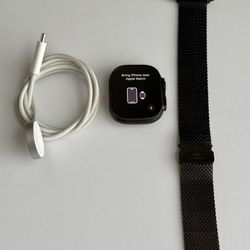 Apple Watch Ultra 2 Black with Titanium Milanese Loop