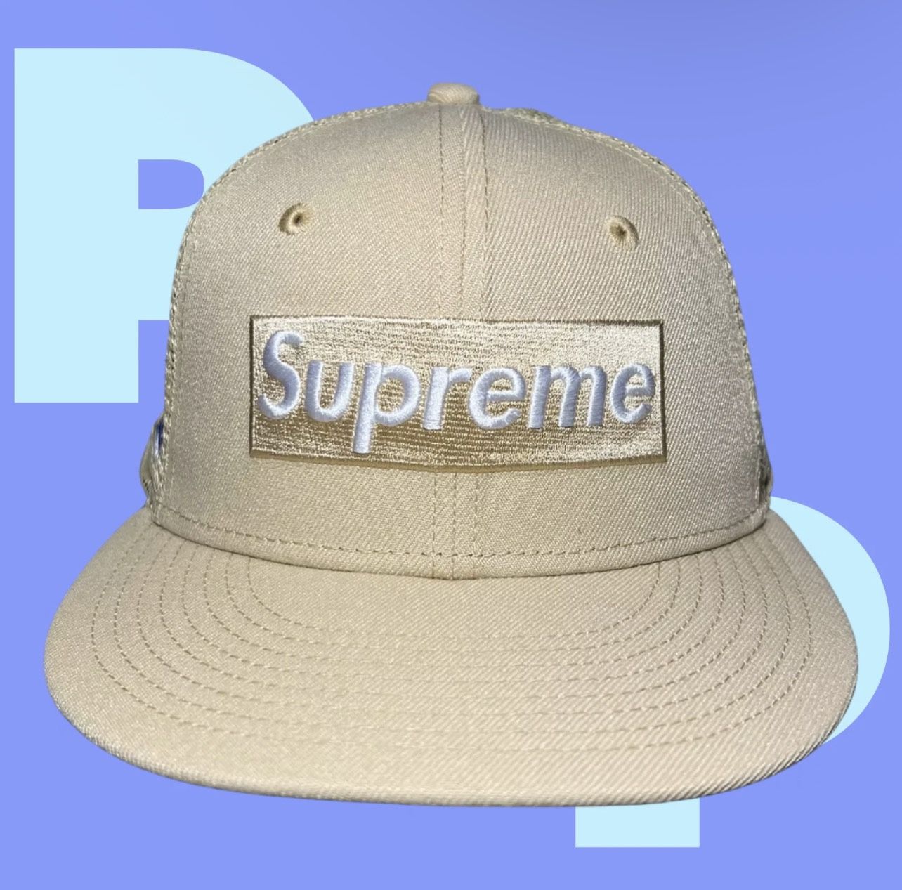 Supreme Box Logo Mesh Back New Era Cap (7 1/4)