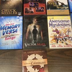 Christian DVD’s and CD’s. $20 for ALL!