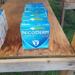 7 Boxes Nicoderm 14 Clear Patches  Step 2 