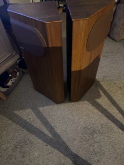 Vintage 1987 Bose Model 401 Direct Reflecting Speakers Left & Right