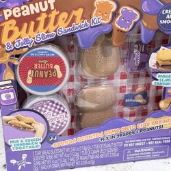 [New] Goopy Foody Slime Kit Peanut Butter And Jelly 