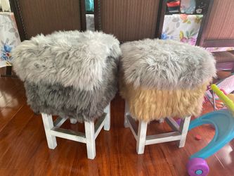 Furry stools