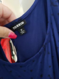 Plus size. Torrid maxi.