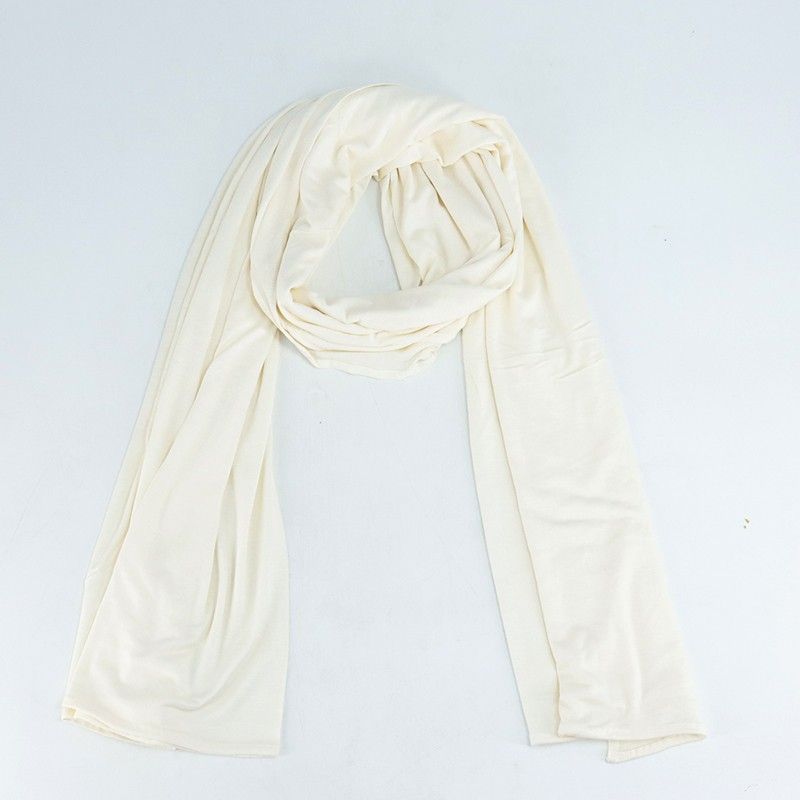 Womens Cream Premium Jersey Hijab