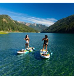 Hyperlite Elevation 10'2" Inflatable Stand Up Paddle Board Package@Pal-712