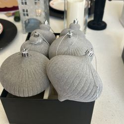 Bonitas Esferas Color Gris !!  🎄✨
