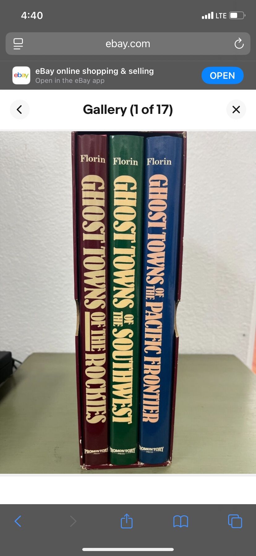 Ghost towns Hard Cover Books Box Set
