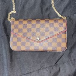 Louis Vuitton Side Bag Coffee Brown 