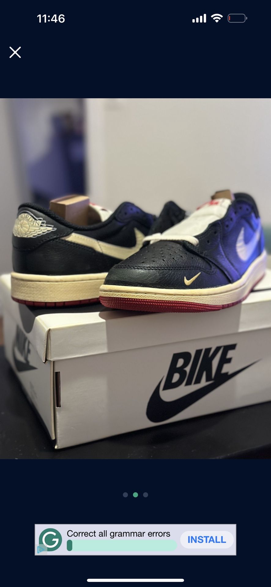 Air Jordan 1 Low “Nigel Sylvester” Better With Time “Bike”