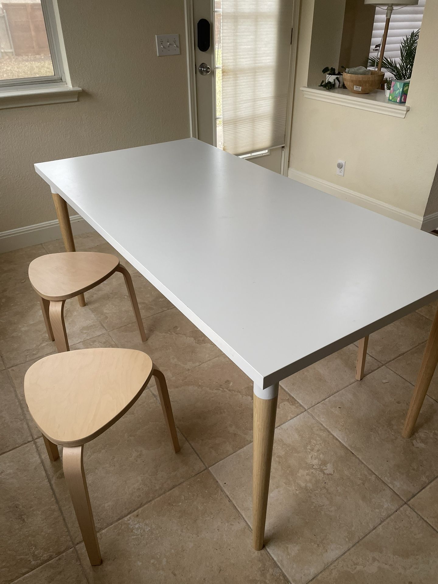 IKEA Dining Table And 4 Stools