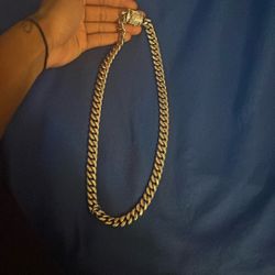 24kt Silver Cuban 