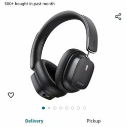Baseus Bowie 30 Max Active Noise Cancelling Headphones, Head Tracking Spatial Audio, LDAC Hi-Res Wireless Sound, 65H Playtime, Comfort Fit, Clear Call