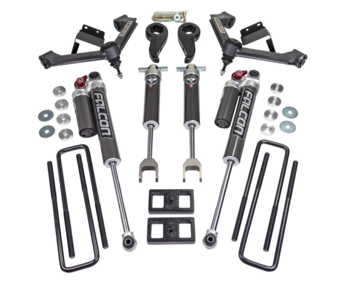 3'' SST2.1 LIFT KIT WITH FABRICATED CONTROL ARMS AND FALCON 2.1 SHOCKS- GM SILVERADO / SIERRA 2500HD/3500HD 2020-2025