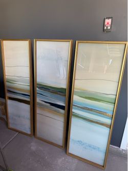 Living room frames set of 3