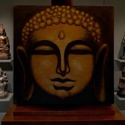 Extra Large Painting Of Buddha 