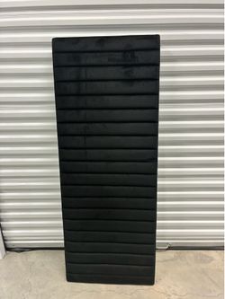 Black headboard and frame