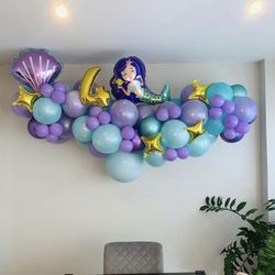 Garland Balloons - Happy Birthday 