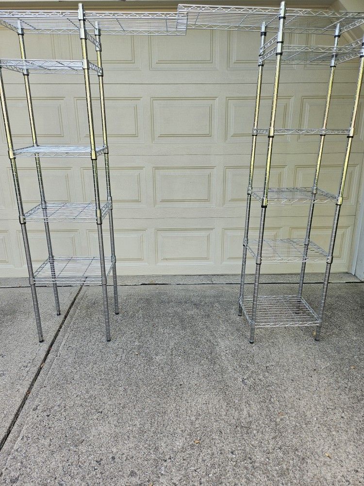 Heavy Duty Metal Shelf for Wardrobe, Garage