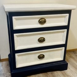 Solid Wood Dresser Updated Refurbished 
