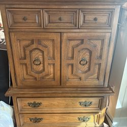 Old Chest, Heavy And Solid Wood