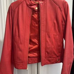 Cole Haan Women’s Leather Jacket 