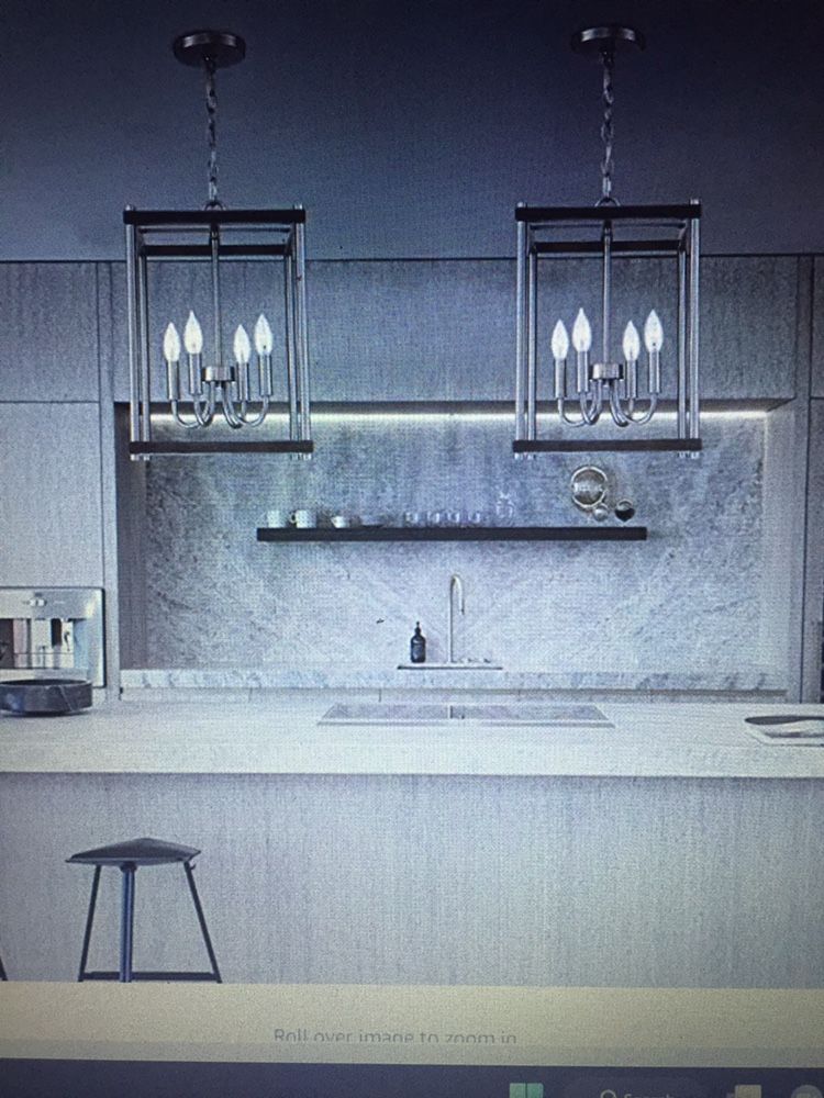 4 Bulb Pendant / Chandelier Light