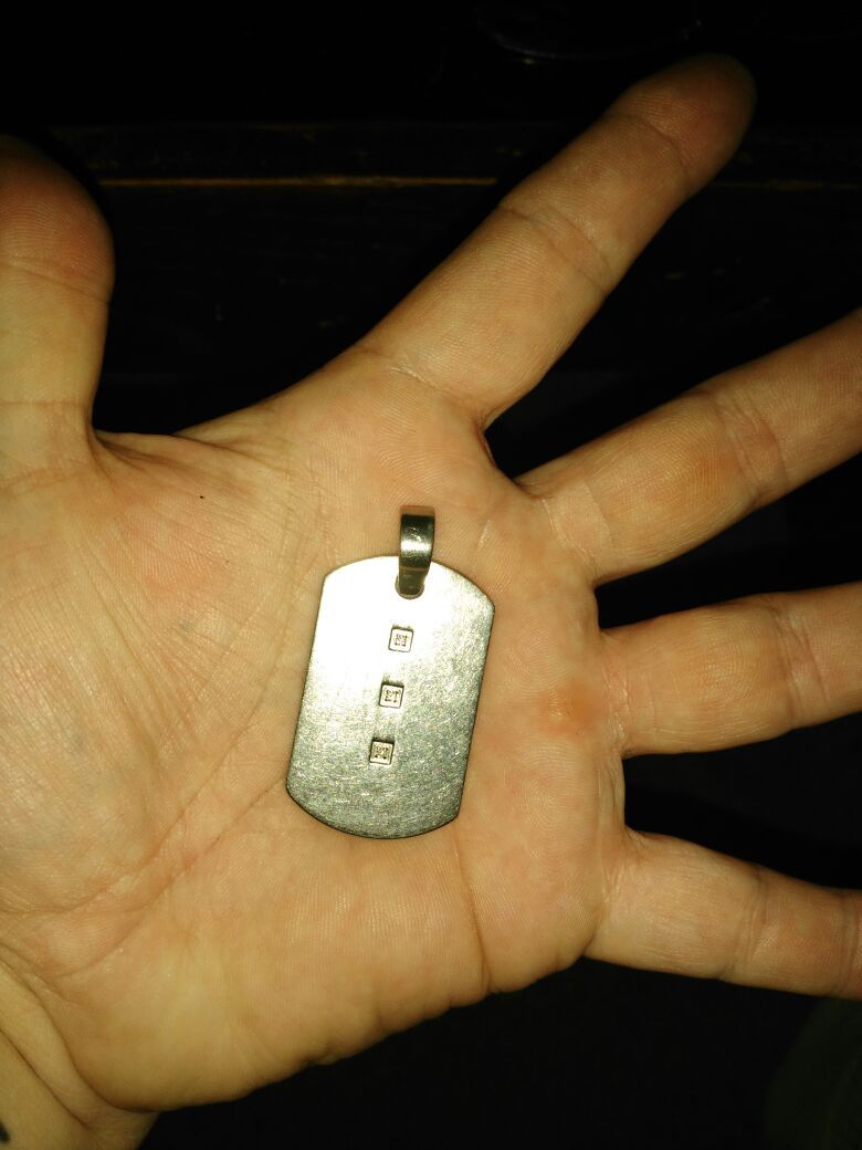 ***3 - DIAMOND DOG TAG***