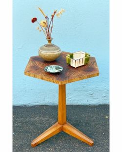 1961 Heritage Furniture hexagonal side table