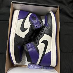 Retro 1 Court Purple 1.0 size 8