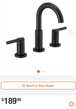 Nicoli J-Spout 8 in. Widespread Faucet