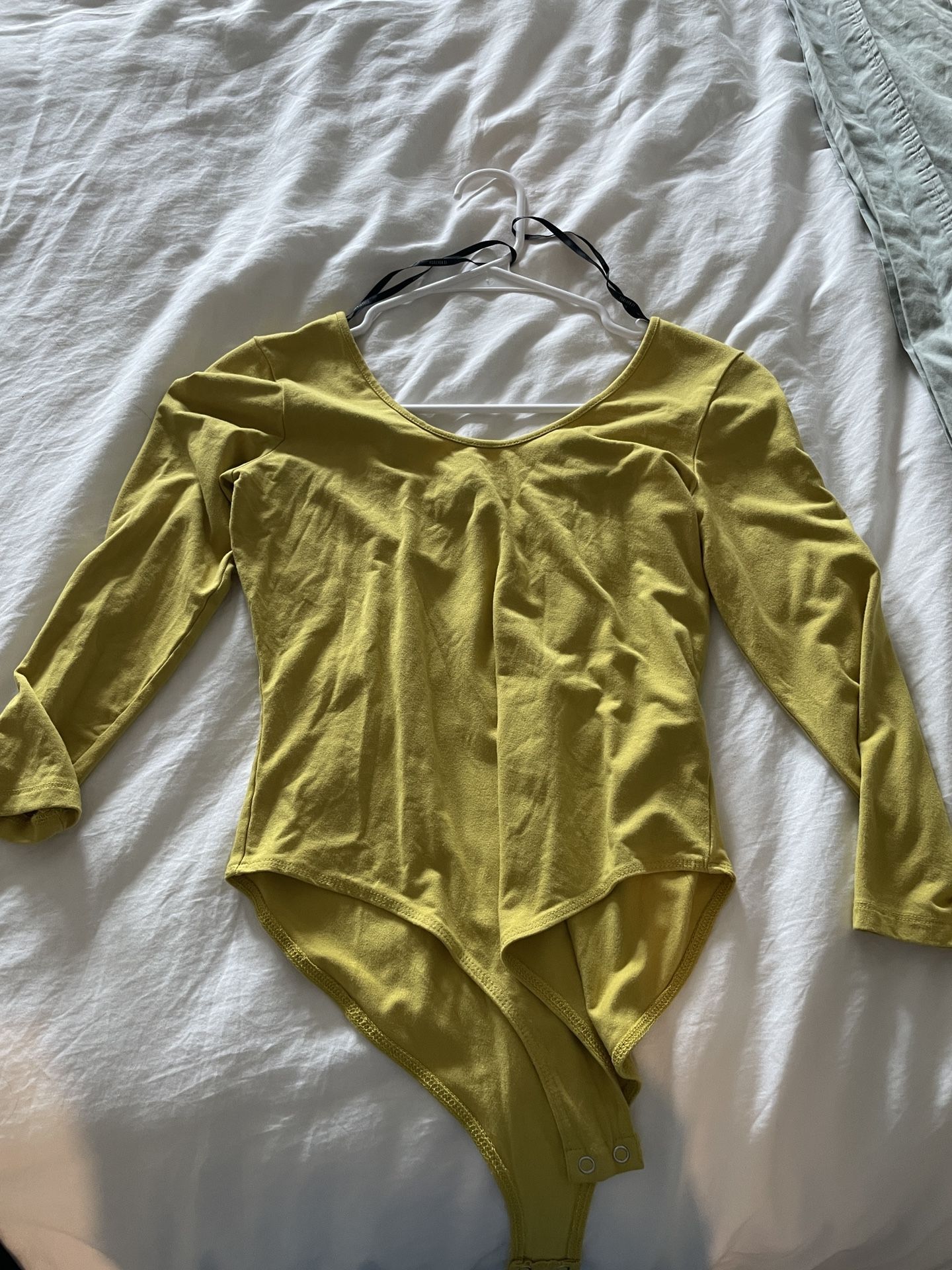 Mustard Yellow Bodysuit