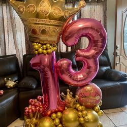 Number Balloon Bouquet/ Arrangement 