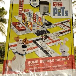 The Secret Life Of Pets Home Before Dinner Board Game with Max Dog