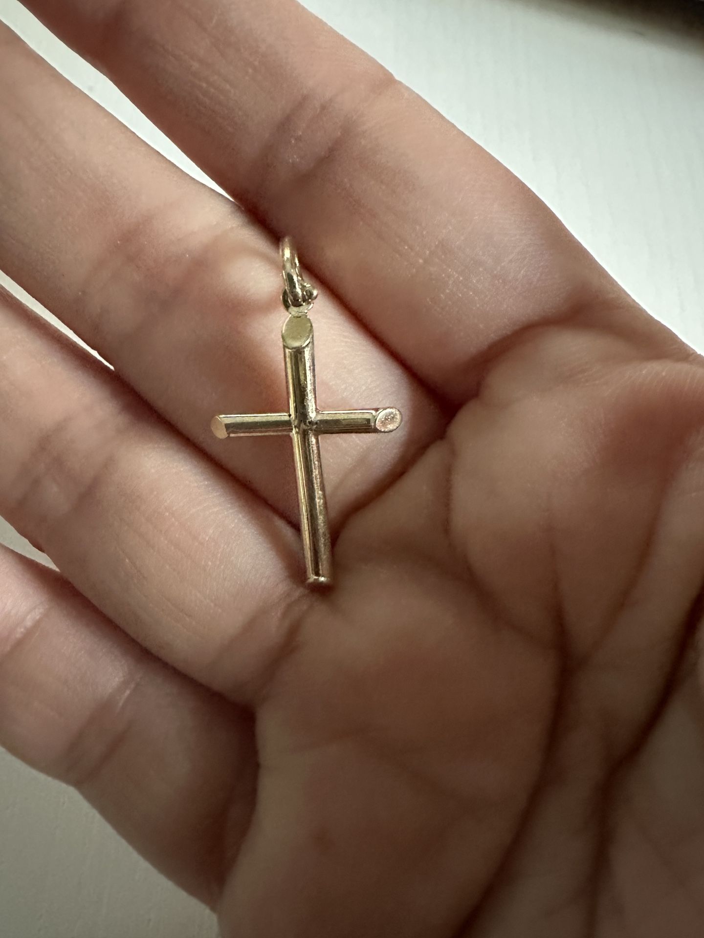 10kt Yellow Gold Cross Pendant