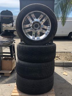 Chevy rims w/ tires