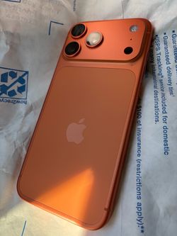 Apple iPhone 17 pro max orange unlocked like new