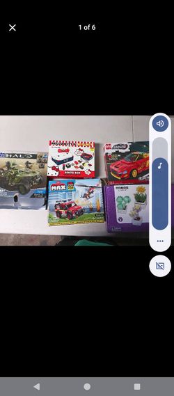 Lot of block building toys