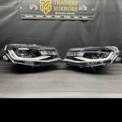 2016 - 2018 Chevy Camaro Headlights Black NEW Upgrade 
