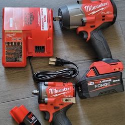 Milwaukee Impact Wrench Set