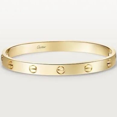 Cartier LOVE Bracelet – 18K Yellow Gold (Classic Model) – $6,200