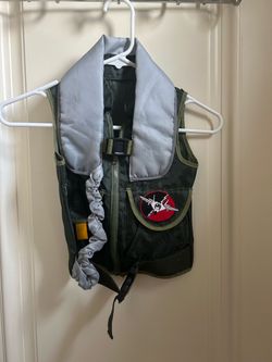 Kids Military Pilot Flight Vest Costume